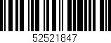 Código de barras (EAN, GTIN, SKU, ISBN): '52521847'