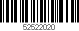 Código de barras (EAN, GTIN, SKU, ISBN): '52522020'