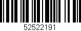 Código de barras (EAN, GTIN, SKU, ISBN): '52522191'