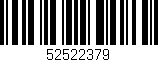 Código de barras (EAN, GTIN, SKU, ISBN): '52522379'