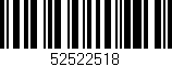 Código de barras (EAN, GTIN, SKU, ISBN): '52522518'