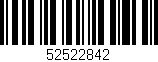 Código de barras (EAN, GTIN, SKU, ISBN): '52522842'