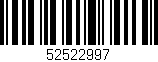 Código de barras (EAN, GTIN, SKU, ISBN): '52522997'