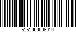 Código de barras (EAN, GTIN, SKU, ISBN): '5252303806918'