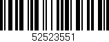 Código de barras (EAN, GTIN, SKU, ISBN): '52523551'