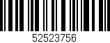 Código de barras (EAN, GTIN, SKU, ISBN): '52523756'