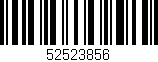 Código de barras (EAN, GTIN, SKU, ISBN): '52523856'