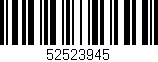 Código de barras (EAN, GTIN, SKU, ISBN): '52523945'
