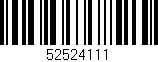 Código de barras (EAN, GTIN, SKU, ISBN): '52524111'