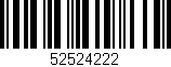 Código de barras (EAN, GTIN, SKU, ISBN): '52524222'