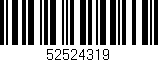 Código de barras (EAN, GTIN, SKU, ISBN): '52524319'