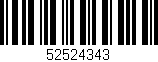 Código de barras (EAN, GTIN, SKU, ISBN): '52524343'