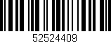 Código de barras (EAN, GTIN, SKU, ISBN): '52524409'