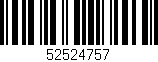 Código de barras (EAN, GTIN, SKU, ISBN): '52524757'