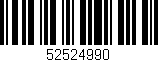 Código de barras (EAN, GTIN, SKU, ISBN): '52524990'