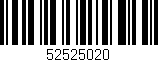 Código de barras (EAN, GTIN, SKU, ISBN): '52525020'