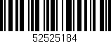 Código de barras (EAN, GTIN, SKU, ISBN): '52525184'