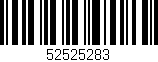 Código de barras (EAN, GTIN, SKU, ISBN): '52525283'