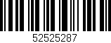 Código de barras (EAN, GTIN, SKU, ISBN): '52525287'