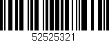 Código de barras (EAN, GTIN, SKU, ISBN): '52525321'