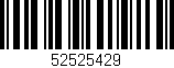 Código de barras (EAN, GTIN, SKU, ISBN): '52525429'