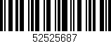 Código de barras (EAN, GTIN, SKU, ISBN): '52525687'