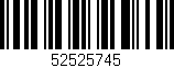 Código de barras (EAN, GTIN, SKU, ISBN): '52525745'
