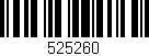 Código de barras (EAN, GTIN, SKU, ISBN): '525260'