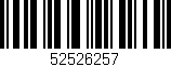 Código de barras (EAN, GTIN, SKU, ISBN): '52526257'