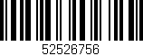 Código de barras (EAN, GTIN, SKU, ISBN): '52526756'