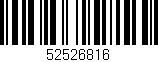 Código de barras (EAN, GTIN, SKU, ISBN): '52526816'