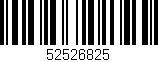 Código de barras (EAN, GTIN, SKU, ISBN): '52526825'