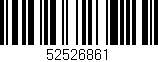 Código de barras (EAN, GTIN, SKU, ISBN): '52526861'