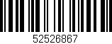 Código de barras (EAN, GTIN, SKU, ISBN): '52526867'