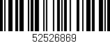Código de barras (EAN, GTIN, SKU, ISBN): '52526869'
