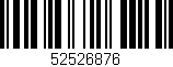 Código de barras (EAN, GTIN, SKU, ISBN): '52526876'
