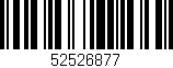 Código de barras (EAN, GTIN, SKU, ISBN): '52526877'