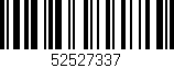 Código de barras (EAN, GTIN, SKU, ISBN): '52527337'