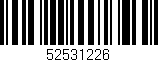 Código de barras (EAN, GTIN, SKU, ISBN): '52531226'