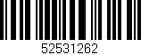 Código de barras (EAN, GTIN, SKU, ISBN): '52531262'