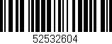 Código de barras (EAN, GTIN, SKU, ISBN): '52532604'