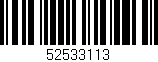 Código de barras (EAN, GTIN, SKU, ISBN): '52533113'