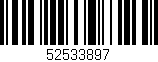 Código de barras (EAN, GTIN, SKU, ISBN): '52533897'