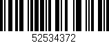 Código de barras (EAN, GTIN, SKU, ISBN): '52534372'