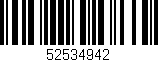 Código de barras (EAN, GTIN, SKU, ISBN): '52534942'