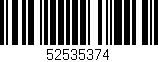 Código de barras (EAN, GTIN, SKU, ISBN): '52535374'