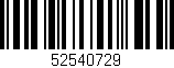 Código de barras (EAN, GTIN, SKU, ISBN): '52540729'