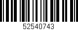 Código de barras (EAN, GTIN, SKU, ISBN): '52540743'