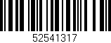 Código de barras (EAN, GTIN, SKU, ISBN): '52541317'