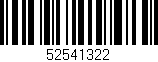 Código de barras (EAN, GTIN, SKU, ISBN): '52541322'
